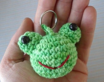 Crocheted frog purse | Etsy