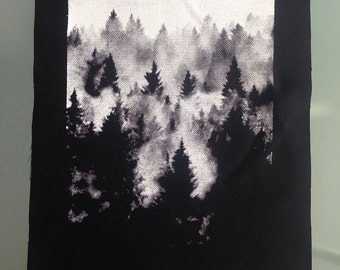 Forest nature tree pine Back patch
