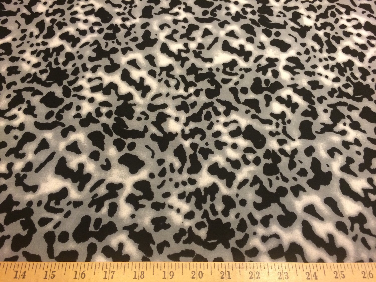 Black/White/Gray Leopard/Cheetah animal print 2 way stretch