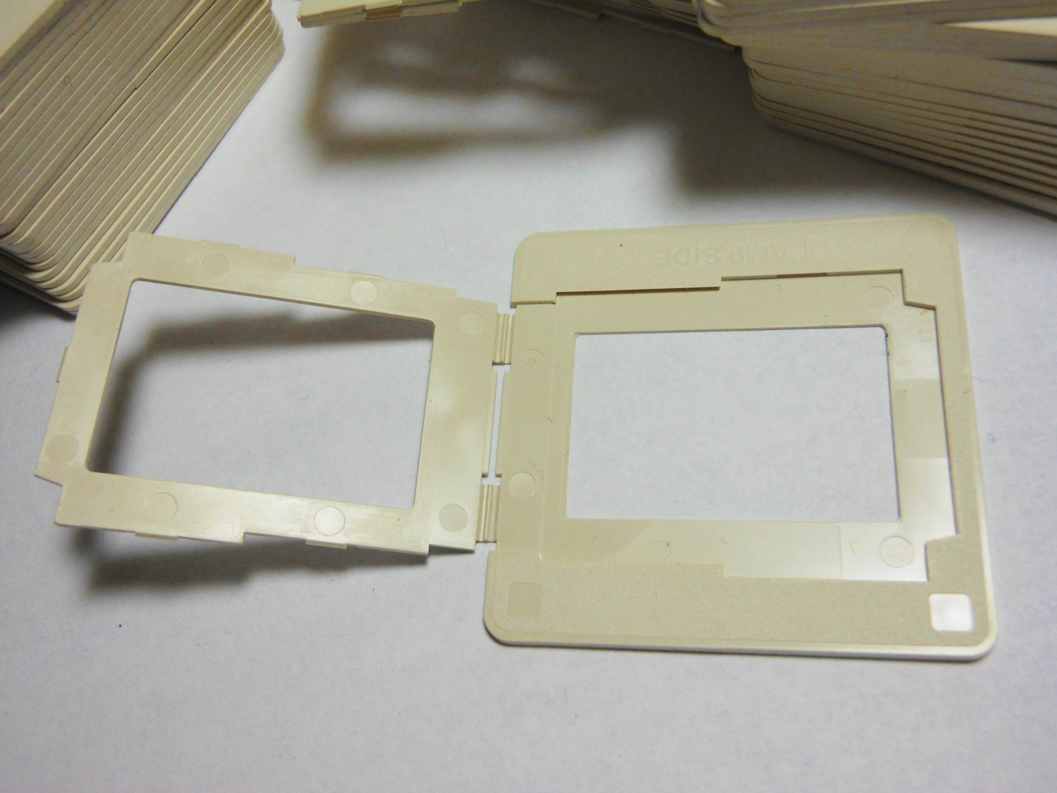 50 plastic slide mounts Polaroid 35mm easy to use