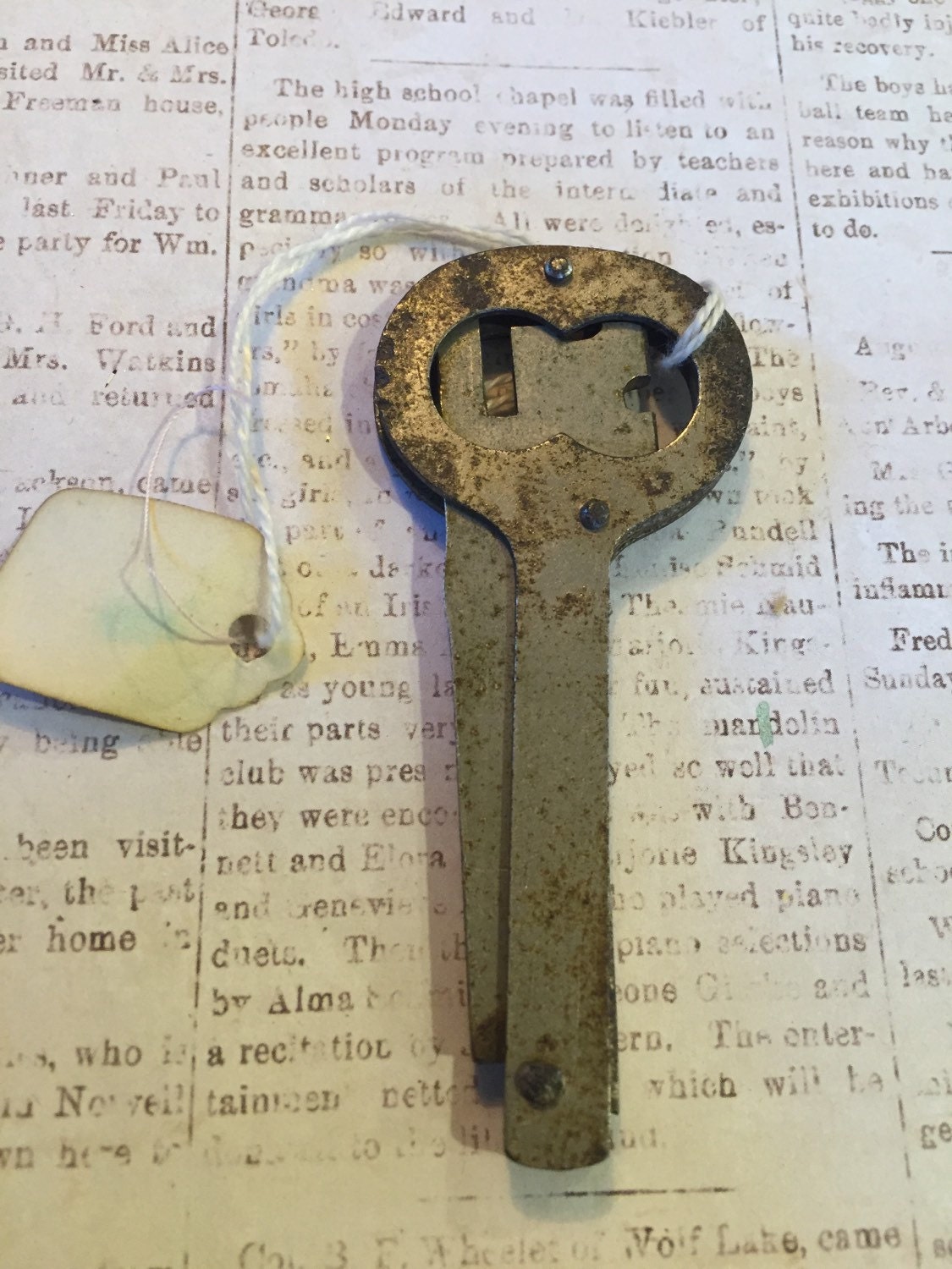 Huge Folding Skeleton Key by KeyBoogie on Etsy