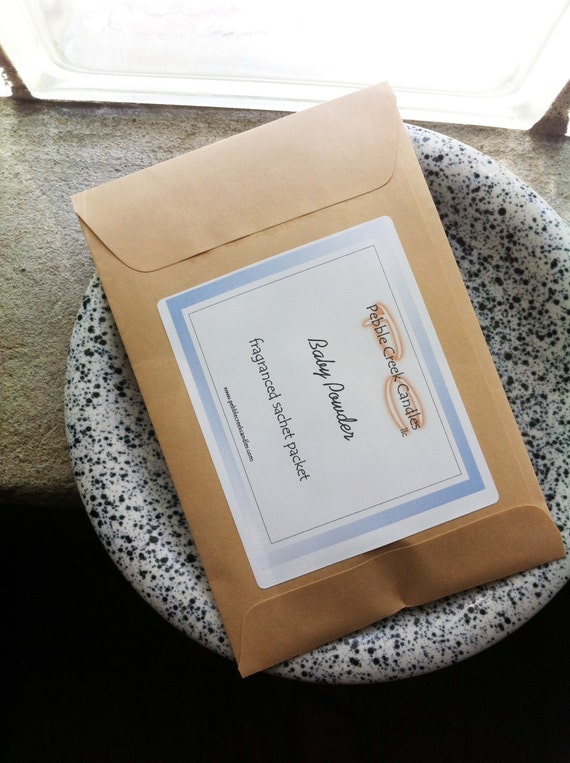 Baby Powder Fragrance Sachets For Drawers Nursery Deodorizer