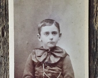Original Antique CDV Photograph Little Lord Faunterloy