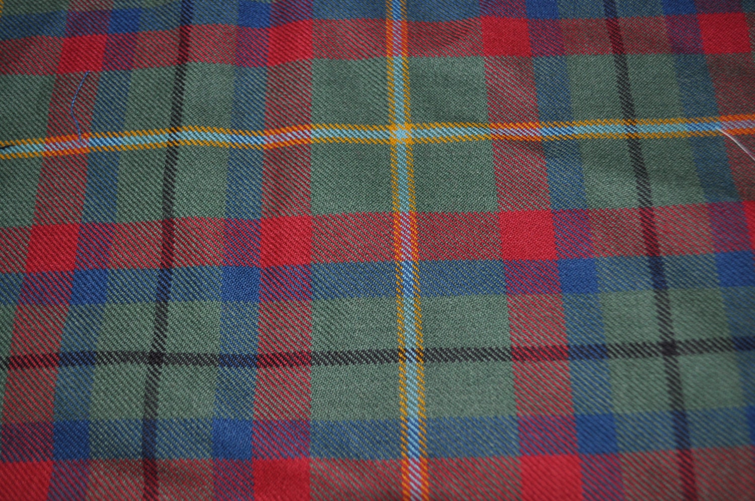 IrishTartan Fabric. County Mayo tartan. 100% 10oz Pure New