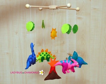 Baby Crib Mobile ,Baby Mobile ,Nursery Crib Mobile, Dinosaurs mobile, Dinosaurs