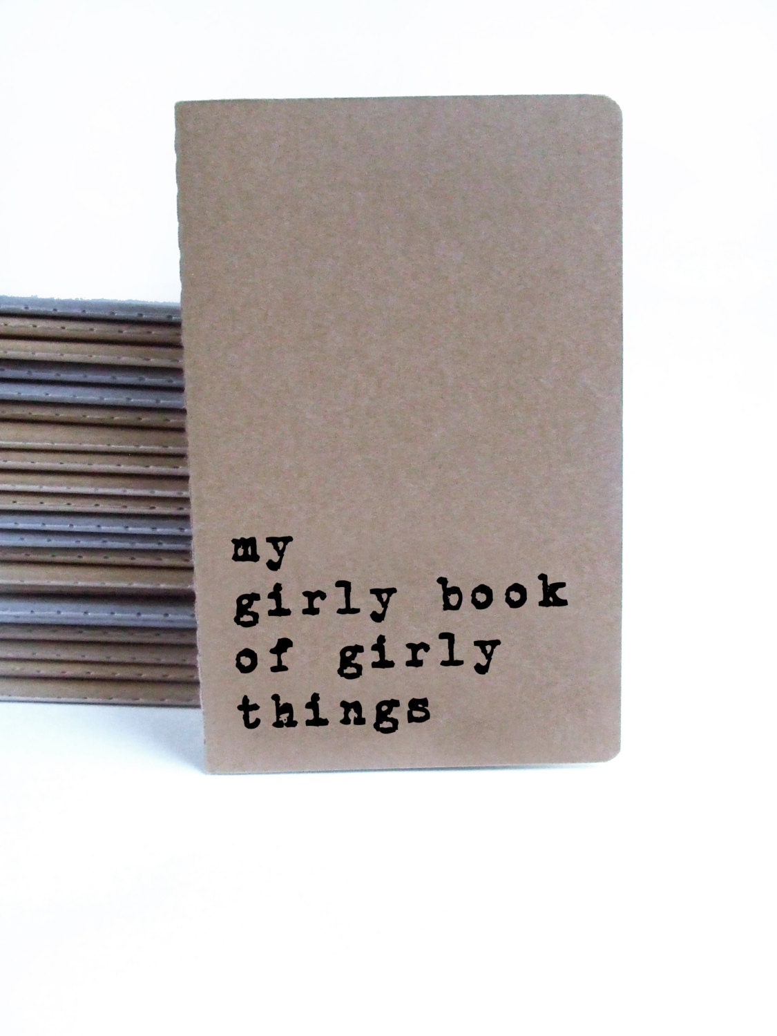 My Girly Book Of Girly Things Hand Screen Printed