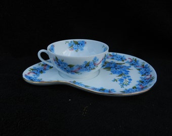 Tea and Snack Set: Hand decorated porcelain