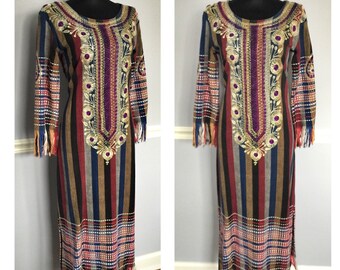 Beautiful Bohemian vintage dress- size Sm/Med