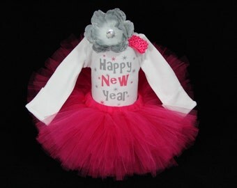 Baby Girl New Year Outfit Babys New Year by EleventhHourDesigns