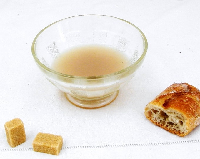 Vintage French Clear Glass Cafe au Lait Bowl, French Decor, Shabby Chic Decor, French Country Cottage, Coffee Bowl, Tableware, Retro Home Vintage French Clear Glass Cafe au Lait Bowl, French Decor, Shabby Chic Decor, French Country Cottage, Coffee Bowl, Tableware, Retro Home