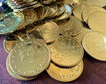Tooth Fairy Coin, Set of 20 golden coins from the Tooth Fairy