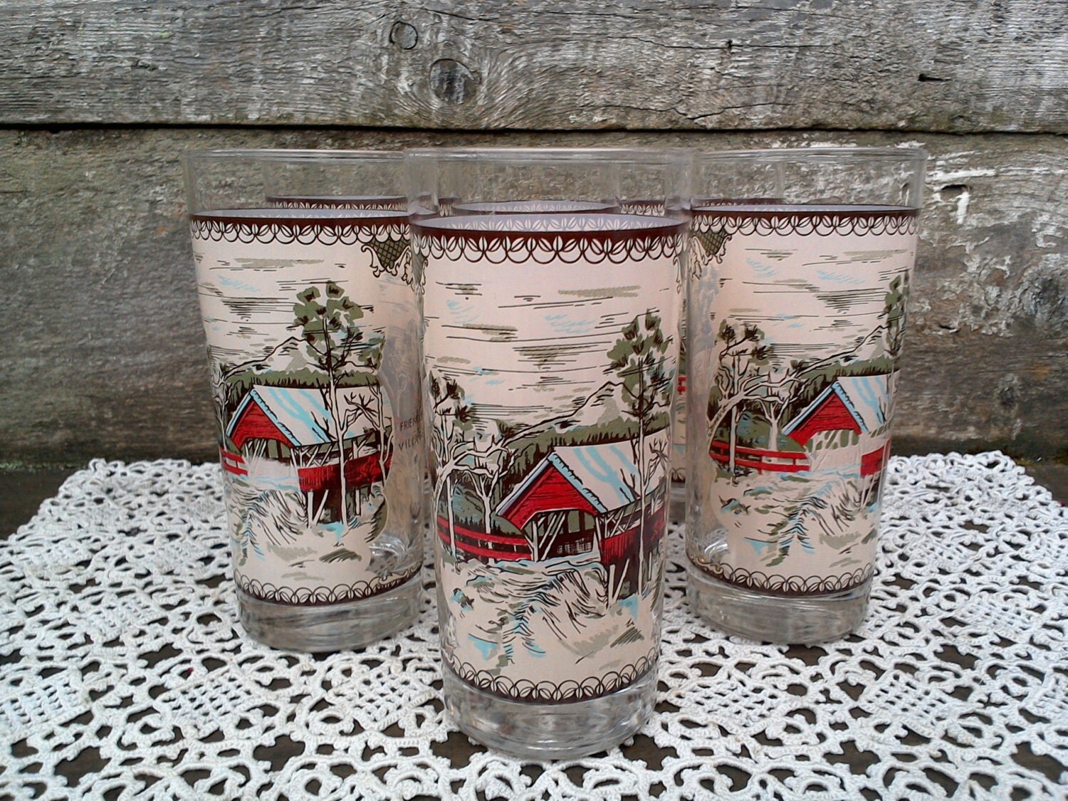 Johnson Brothers Glasses Drinking Glasses Set of 7