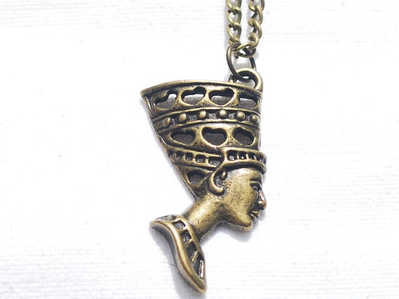 Queen Nefertiti pendant Nefertiti necklace Nefertiti jewelery