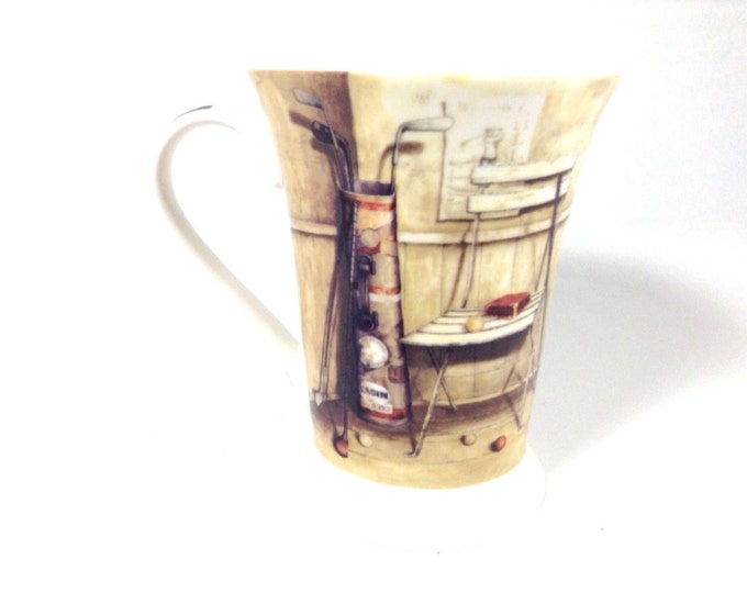 Portmeirion Mug, Bone China Coffee Mug, English China, Vintage