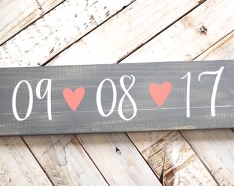 Wedding Save The Date Sign, Rustic Wedding Decor, Wedding Date Sign, Engagement Photo Prop Sign, Rustic Wedding Decor