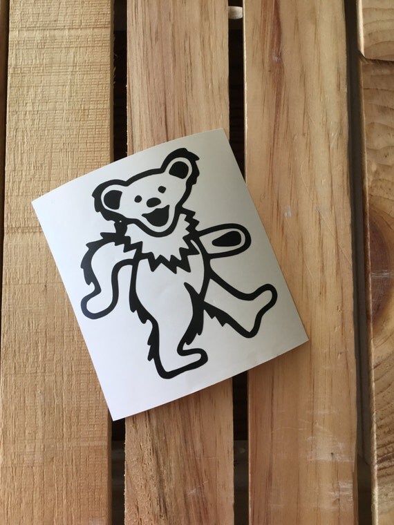 Grateful Dead Bear Vinyl Decal Sticker