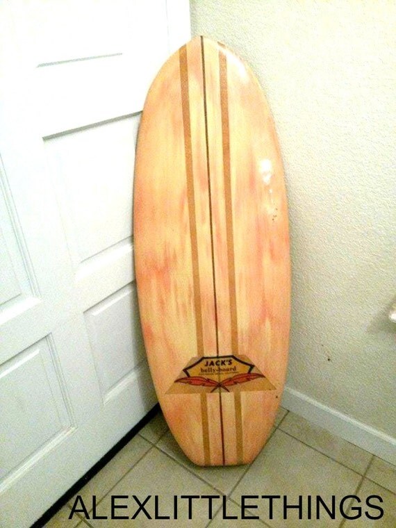 Vintage 1960s Jacks Huntington Beach California Belly Board