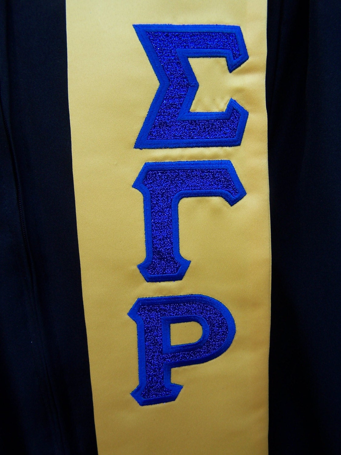 SIGMA GAMMA RHO Greek Letter Embroidered Satin by MoDessaDesigns