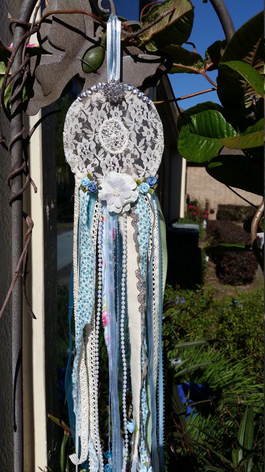 Shades of Blue Dream Catcher