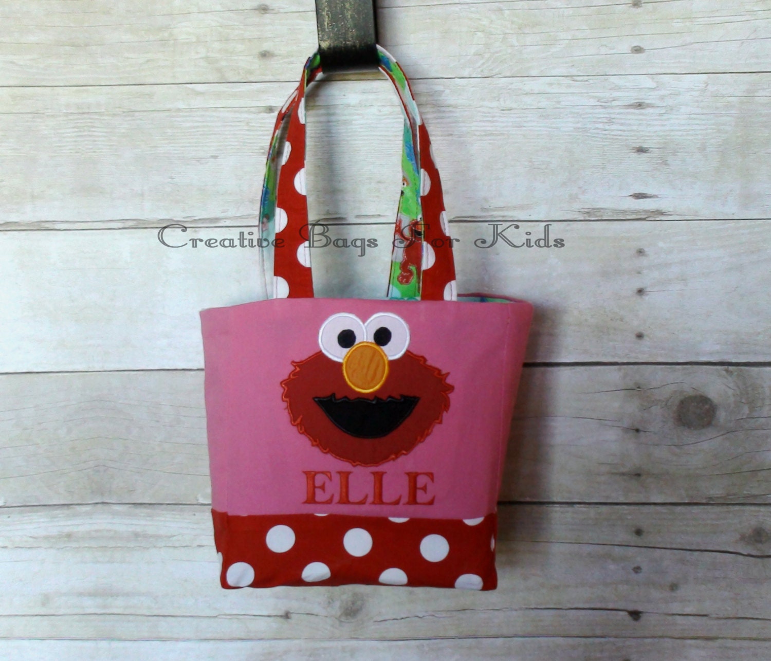 Elmo Bag/ Elmo Lunch Bag/ Elmo Purse/ Elmo Kids Tote Bag/