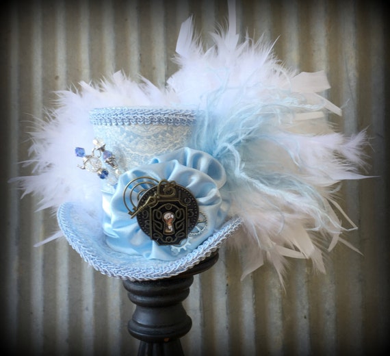 Mini Top hat Mad hatter Hat Alice in Wonderland Mini by ChikiBird