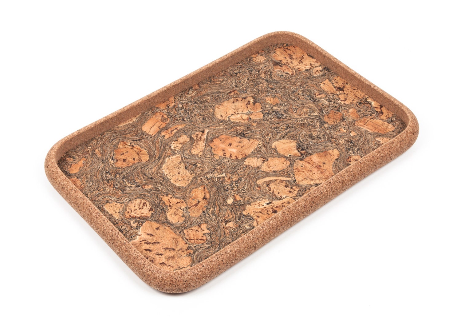 Rectangular Cork Ultra-Light Serving Tray Home Bar Restaurant