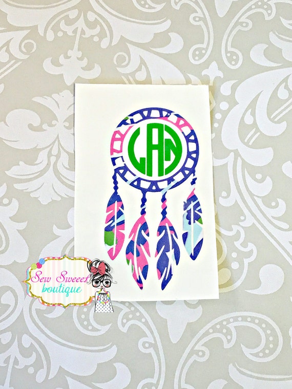 Download dream catcher monogram decal monograms love by ...