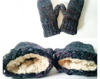 Sherpa Lined Mittens - Made To Order