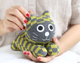 sock cat plush