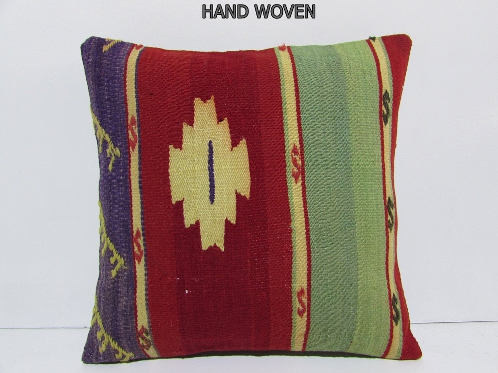 outdoor cushion knitting pillow cover green by DECOLICKILIMPILLOWS