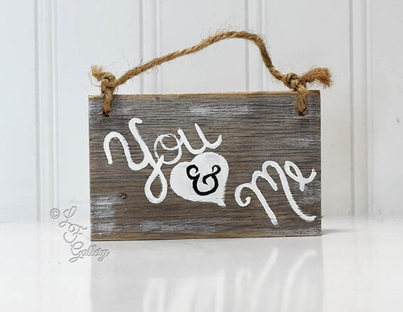 Rustic Gift  for Him  Wood You and Me Sign 5th Anniversary  Gift 