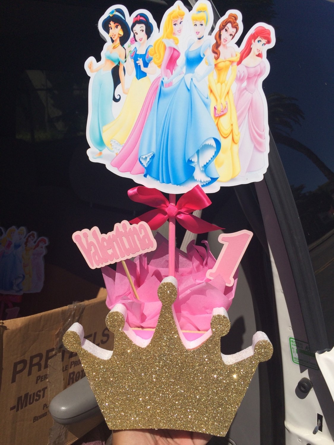 6 Disney princess centerpieces