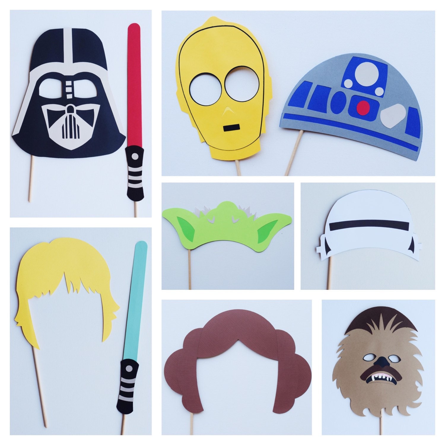 Disney Star Wars Photo Booth Props Star Wars Birthday Party