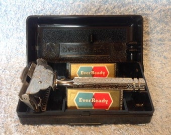 1912 Patent Ever Ready Flip Top SE Safety Razor & Case. Men's Retro Safety Razor. Men's Shaving. Vintage Shaving.