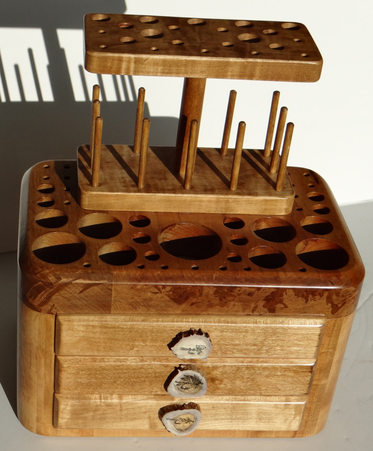 Fly Tying Tool Caddy with 3 Drawers Tool Caddy Fly Fishing