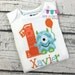 1st birthday monster shirt