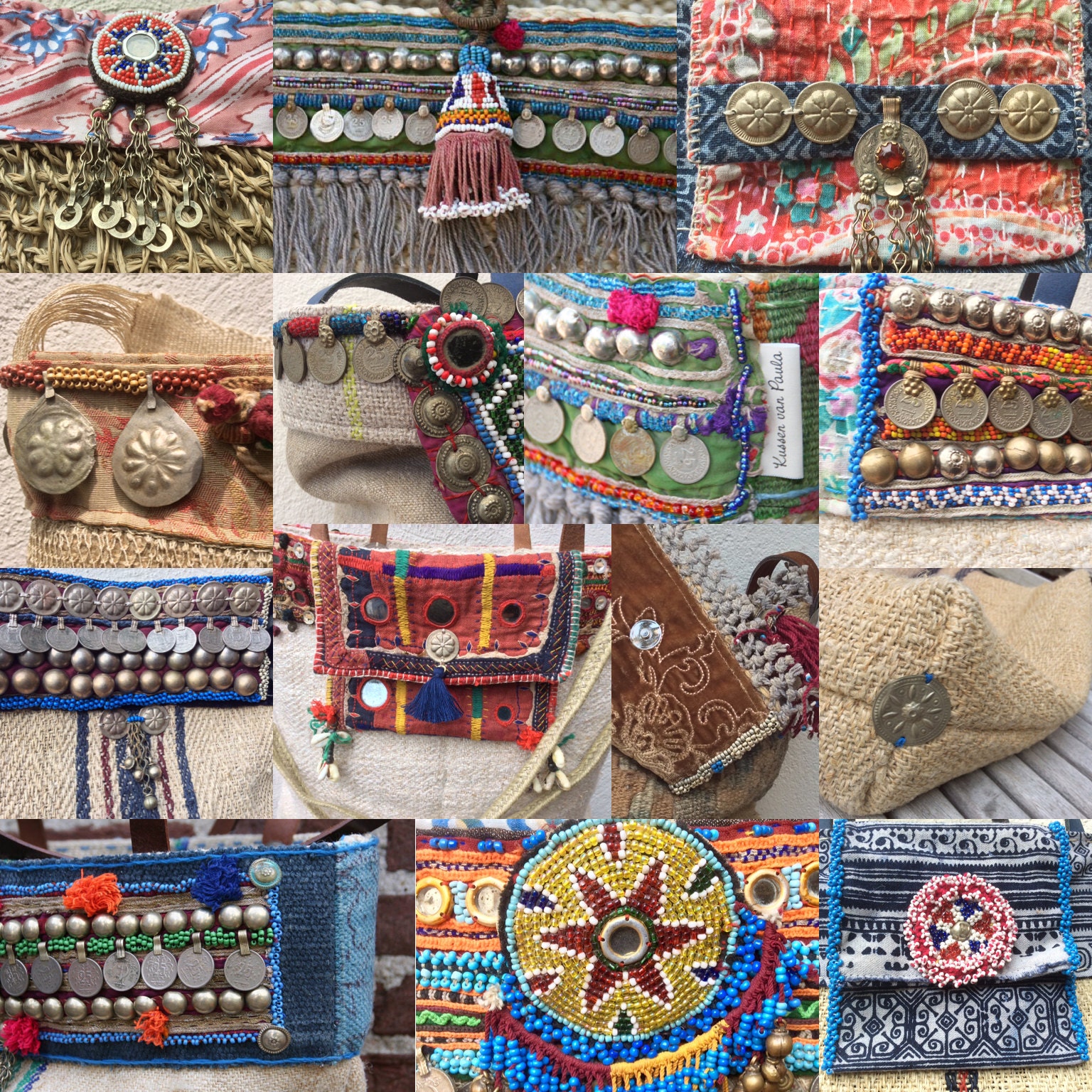 Unique handmade pillows and bags by KussenvanPaula on Etsy