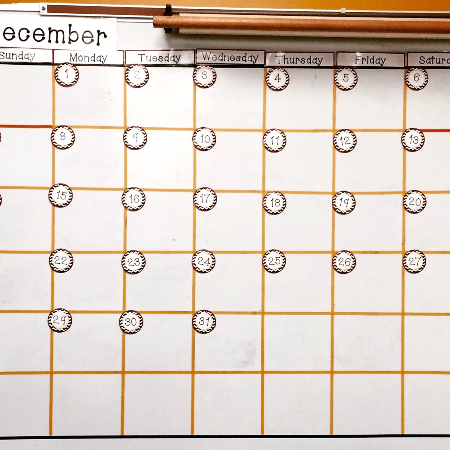 Classroom Calendar Printable