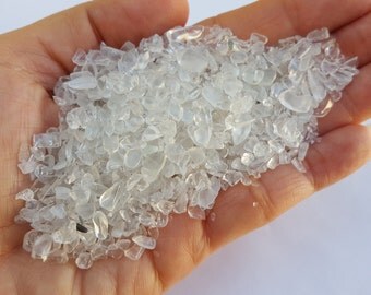 Small Crystal Quartz Stones, Crystal Rocks, Tiny Quartz Stones, Small Stones, Quartz Chips