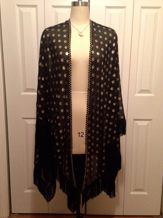 Stevie Nicks inspired Stand Back shawl cape