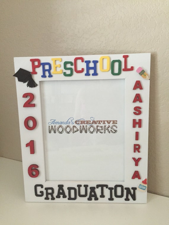 Personalized Preschool Picture Frame 8x10 Preschool