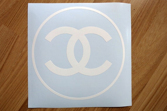 Chanel Vinyl Decals Chanel Logo Stickers By Agitasworks On Etsy