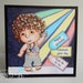 Disco Bubbles Digital Stamp