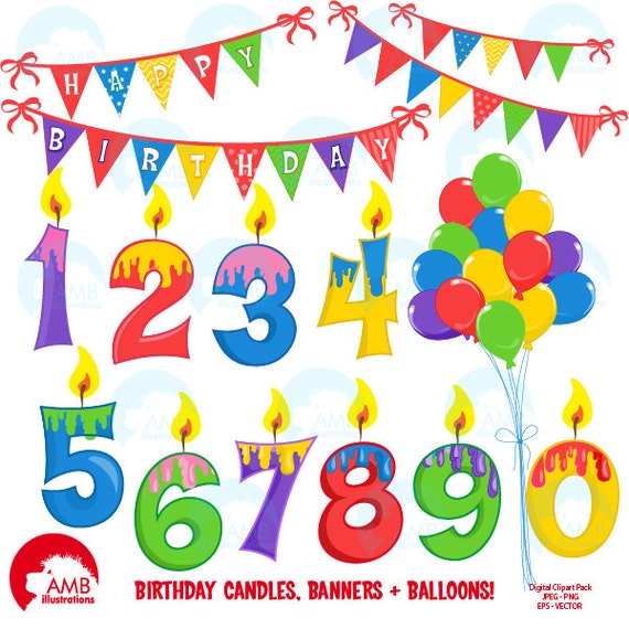 free clipart birthday numbers - photo #29