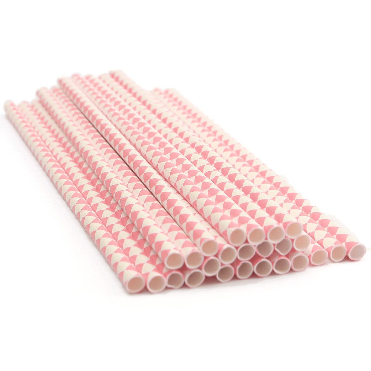 12 Count Cake Pop Straws Light Pink Diamond from Bakell