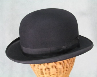 1920s Hat Vintage Derby 1930s Bowler Size Medium Large