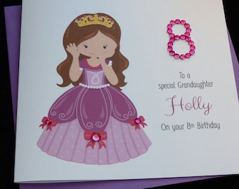 Pretty Princess Birthday Card