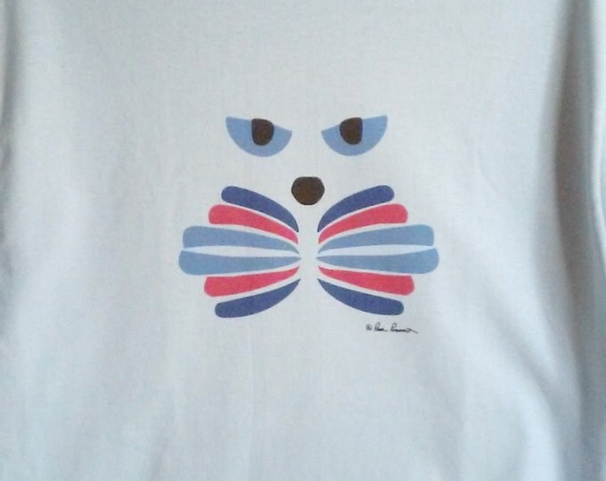 CAT-LOVER T-Shirt, Original Design, 5 Colors, 100% Preshrunk Cotton, Unisex Sizing, Crew Neck Style, Valentine Gift Idea