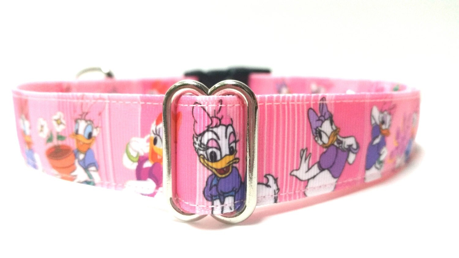 Daisy Duck Adjustable Dog Collar Small Medium or Large