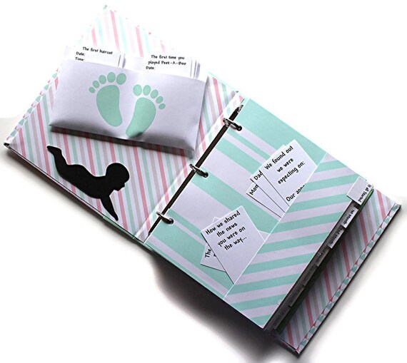 Personalized Baby Memory Book First Year Baby Journal Baby